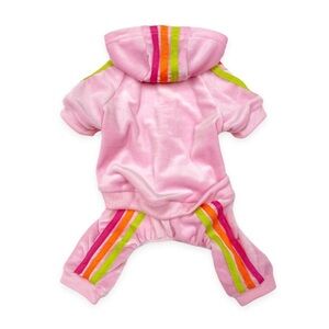 Fabdog Pink Velour Jogger, 16” NEW with Tag